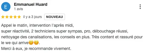 Avis gmb ergé débouchage 2