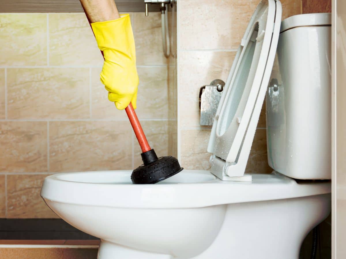 Déboucher les toilettes 