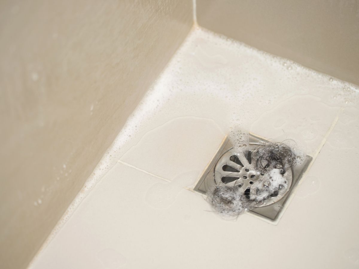 Bouchons dans la douche